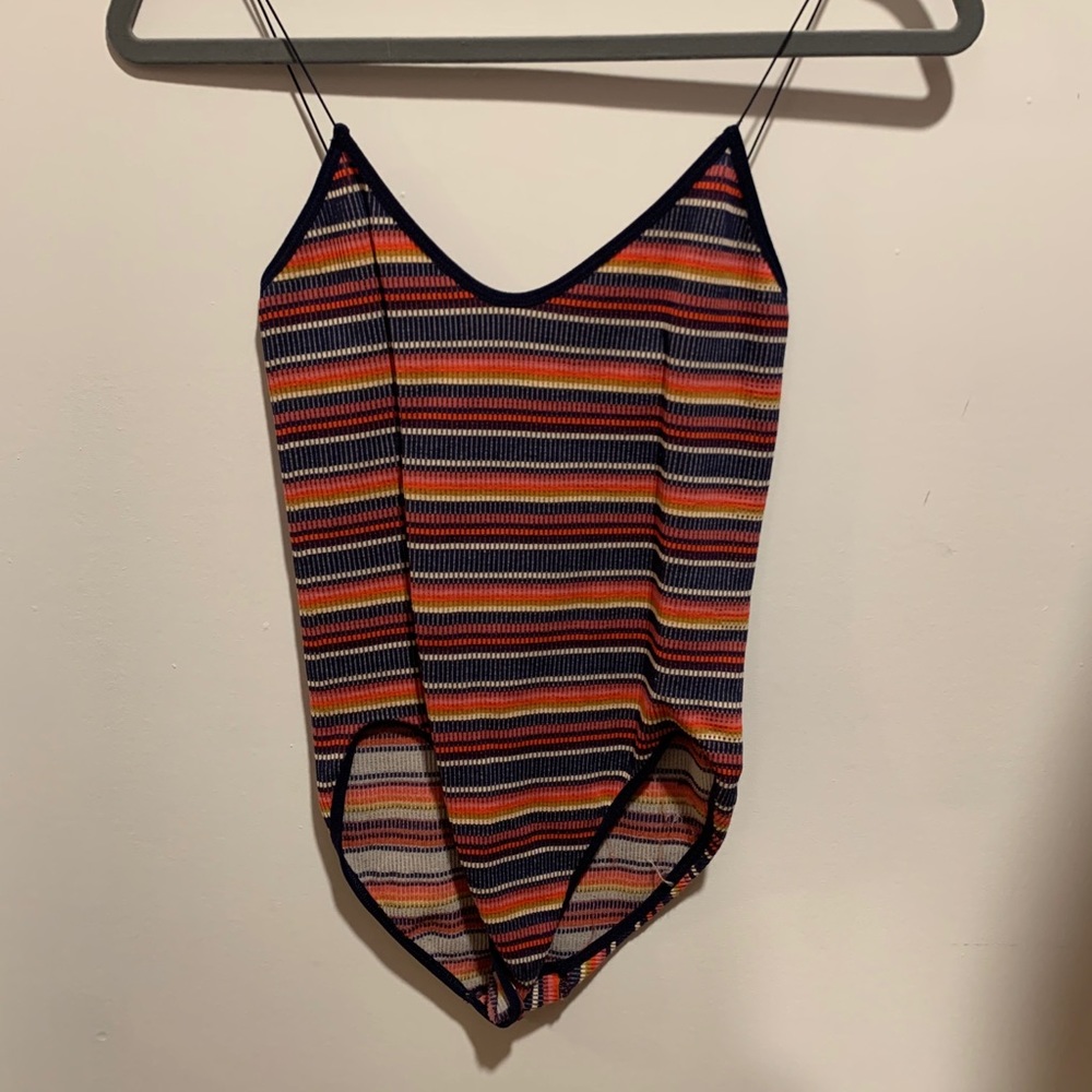 Ribbed body suit